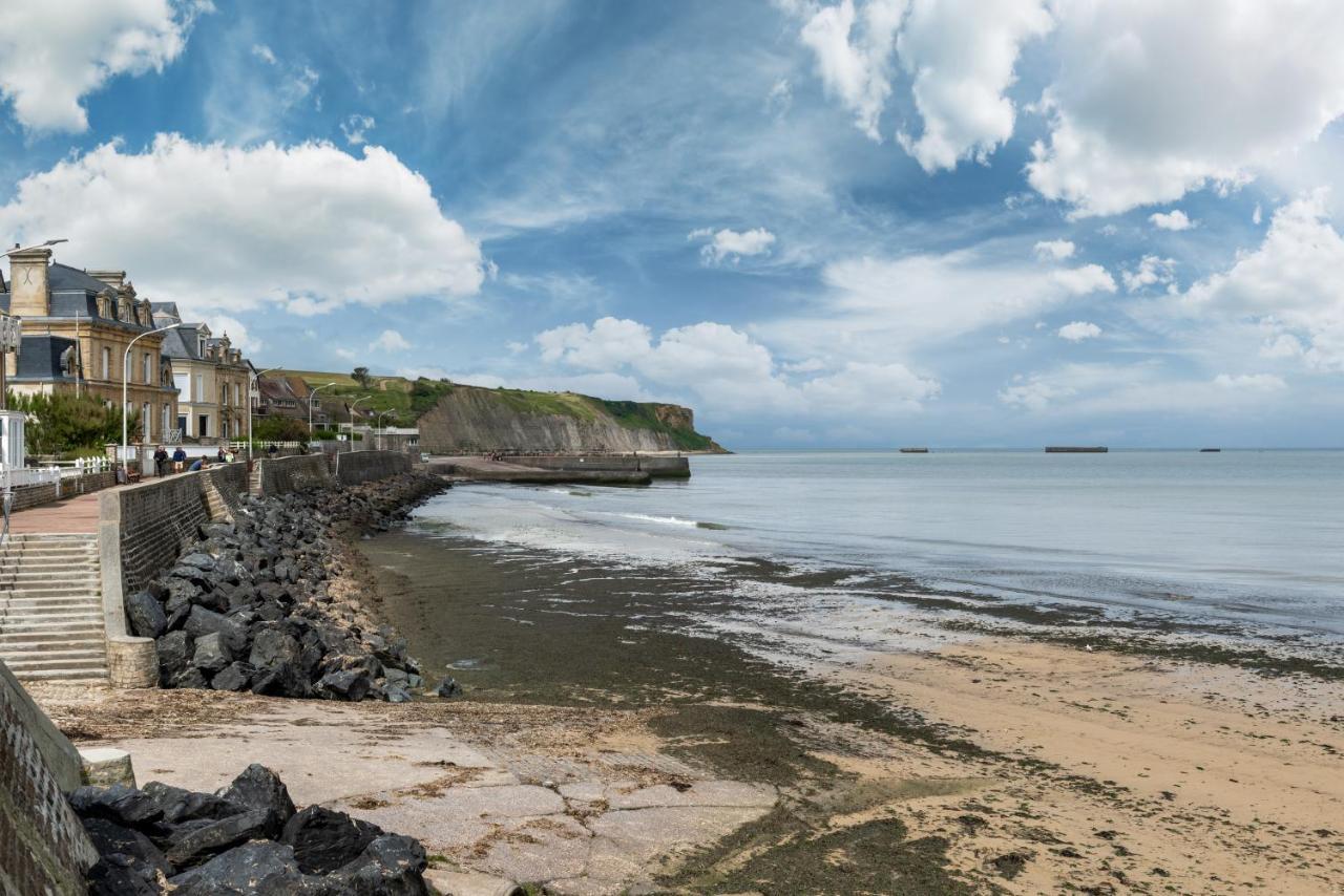 Le 22 - Studio 4P Proche Mer & Vue Bourg Arromanches-les-Bains Exterior foto